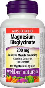 Магнезий бисглицинат 200 mg 60 вег.капс. Webber Naturals Magnesium Bisglycinate