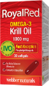 Крил масло Омега 3 1000 mg 30  софтгел капс. Webber Naturals RoyalRed® Omega 3 Krill Oil