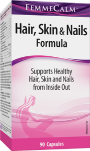 Коса, кожа и нокти формула  90 капс. Webber Naturals FemmeCalm™ Hair, Skin & Nails Formula