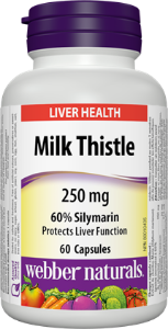 Млечен бодил 250 mg 60% силимарин 60 капс. Webber Naturals Milk Thistle