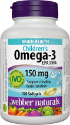 Омега 3 за деца 120 софтгел капс.  Webber Naturals  Children's Omega 3 150 mg EPA/DHA, Orange Flavour