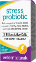 Пробиотик стрес 3 млрд. активни пробиотици 45 вег.капс. Webber Naturals Stress Probiotic 3 Billion Active Cells