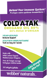 Риган масло екстра 30 софтгел капс. Webber Naturals Cold-A-Tak® Oregano Oil 80% Extra Strength