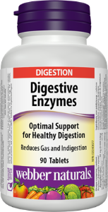 Храносмилателни ензими 182 mg х 90 табл. Webber Naturals Digestive Enzymes for Proteins & Carbohydrates 