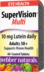 Супер грижа за зрението 50+ 525 mg 60 обвити табл. Webber Naturals SuperVision® Multi with 10 mg Lutein