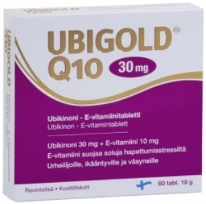 УБИГОЛД Q10 30 mg 60 табл.  Ubigold® Q10 