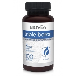 Бор тройна формула 3mg 100 капс.  Biovea TRIPLE BORON