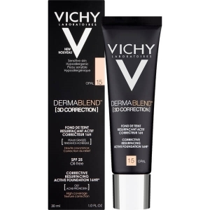 ФОН ДЬО ТЕН  МАЗНА КОЖА ОПАЛ 30 ml   VICHY DERMABLEND 3D CORRECTION FOUNDATION  15 OPAL