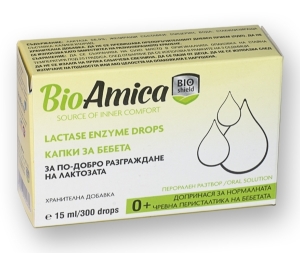 БИОАМИКА КАПКИ ЗА БЕБЕТА 15 ml BioAmica Lactase Enzyme Drops
