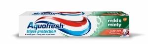 Паста за зъби нежна мента Aquafresh® Triple Protection Mild & Minty 125 ml