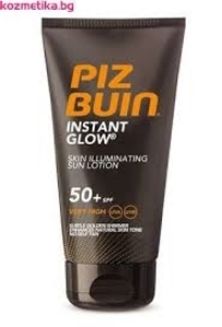 Слънцезащитен лосион за незабавен блясък SPF50 150 ml Piz Buin SKIN ILLUMINATING SUN LOTION 