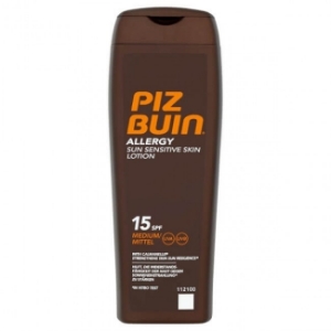 Слънцезащитен лосион за чувствителна кожа SPF15 200 ml Piz Buin ALLERGY SUN SENSITIVE SKIN LOTION