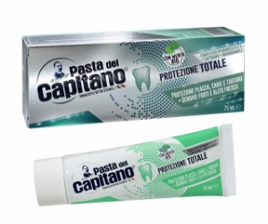 ПАСТА ЗА ЗЪБИ ЦЯЛОСТНА ЗАЩИТА И СВЕЖ ДЪХ 75 ml Pasta del Capitano Total Protection toothpaste