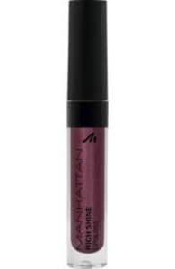 Червило силен блясък 2.9 ml MANHATTAN HIGH SHINE LIP GLOSS DEEP PURPLE 56N