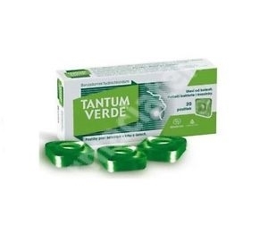 Тaнтум Верде с вкус на мента 3 mg 40 табл. за смучене TANTUM VERDE MINT