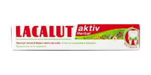 ЛАКАЛУТ АКТИВ ХЕРБАЛ 75 ml  Lacalut aktiv herbal toothpaste