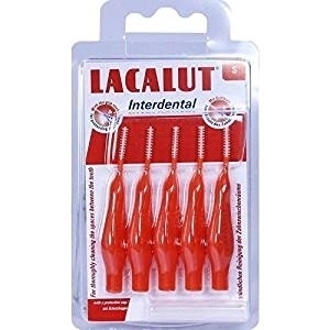 ЧЕТЧИЦИ ЛАКАЛУТ ИНТЕРДЕНТАЛ 5 бр. S Lacalut Interdental Toothbrushes with Caps
