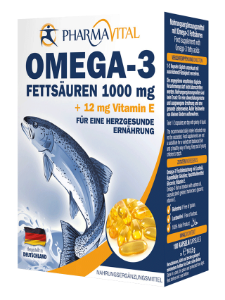 Омега 3 1000 mg. + Вит. Е  100 капс. Pharmavital Omega-3