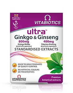 ГИНКО ЖЕН ШЕН 60 табл. Vitabiotics Ultra Ginkgo & Ginseng