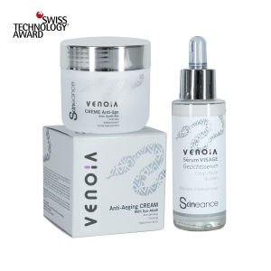 Комплект Крем 50 ml + Серум против стареене 50 ml  Anti-Aging Cream + Serum Venoia Duo Star