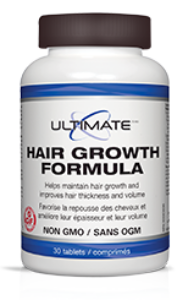 Формула против косопад при андрогенна алопеция 30 табл.  Ultimate Hair Growth Formula