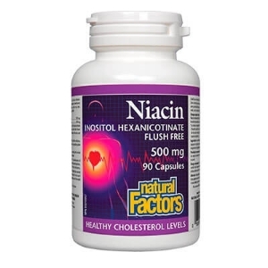 Ниацин инозитол хексаникотинат 500 mg 90 капс. Natural Factors   Niacin Inositol Hexanicotinate
