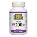 Естествен Витамин Е 100 mg 90 капс. Natural Factors Vitamin E 200 IU  Natural Source