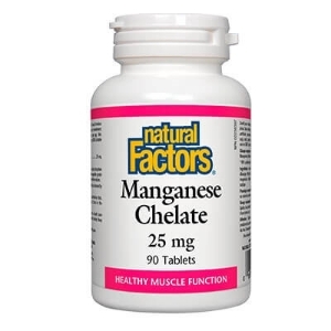 Манган хелат 25 mg 90 табл. Natural Factors Manganese Chelate