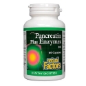 Панкреатин плюс ензими  60 капс.  Natural Factors Pancreatin Plus Enzymes