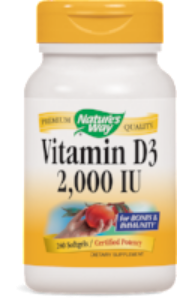 Витамин  D3 2000 IU 240 капс. Nature's Way Vitamin D3