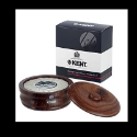 Луксозен сапун за бръснене в дървена опаковка дъб 120g Kent Shaving Soap in Dark Oak Wooden Bowl 