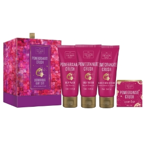 Комплект Нар 4 продукта Scottish Fine Soaps Pomegranate Crush Luxurious Gift Set