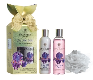 Подаръчен Комплект Ирис и Див Касис Bronnley Iris & Wild Cassis  Bath Time Indulgence Gift Set