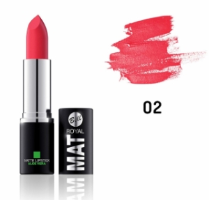 Матиращо червило с алое вера  4g Bell Royal MAT Lipstick 02 Rose bonbon