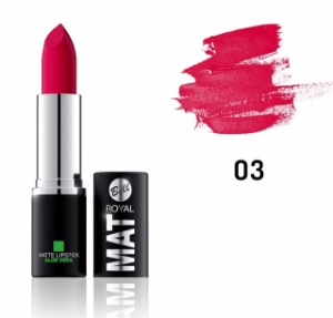 Матиращо червило с алое вера  4g Bell Royal MAT Lipstick 03 Fushia