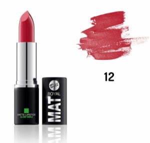 Матиращо червило с алое вера  4g Bell Royal MAT Lipstick 12 Rouge fraise