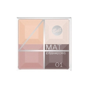 Многоцветни сенки за очи мат 4.8g Bell 4 Mat Eyeshadows 01