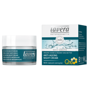 ХИДРАТИРАЩ НОЩЕН КРЕМ 50 ml LAVERA BASIS SENSITIV ANTI AGEING NIGHT CREAM Q10