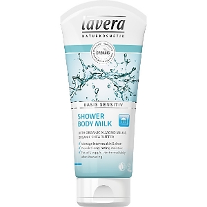 LAVERA  ДУШ МЛЯКО ЗА ТЯЛО 200 ml  Lavera Basis Sensitiv Shower Body Milk 