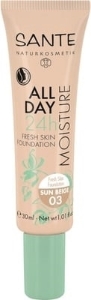 ХИДРАТИРАЩ ФОН ДЬО ТЕН БЕЖ 30 ml SANTE All Day Moisture 24h Fresh Skin Foundation 03 Sun Beige