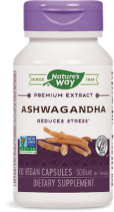 Ашваганда 500 mg 60 капс. Nature's Way Ashwagandha Standardized