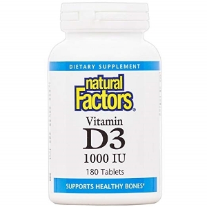 Витамин D3 1000 IU 90 табл. Natural Factors Vitamin D3 1000 IU Tablets