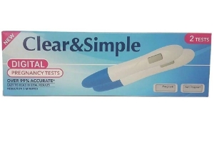 ТЕСТ ЗА БРЕМЕННОСТ  ДИГИТАЛЕН 1 бр. Clear & Simple Digital Pregnancy Test