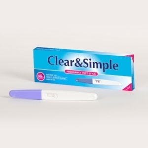 ТЕСТ ЗА БРЕМЕННОСТ ПИСАЛКА 1 бр. Clear & Simple Pregnancy Midstream Test