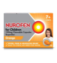 НУРОФЕН ДЖУНИЪР ПОРТОКАЛ 100 mg  12 дъвчащи капс. Nurofen for Children Chewable Capsules Orange