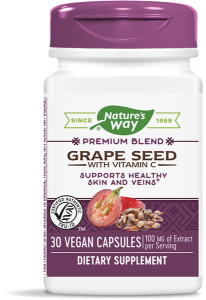 Гроздово семе 100 mg 30 капс. Nature's Way Grape Seed