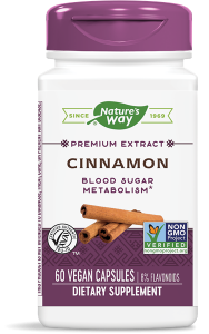 Канела  400 mg 60 вег. капс.  Nature's Way Cinnamon