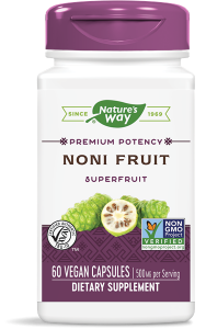 Нони Плод 500 mg 60 капс. Nature's Way Noni Fruit 