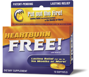 Eстествено средство за редуциране на стомашни киселини 10 софтгел капс. Heartburn Free® w/ ROH10®