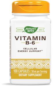 Витамин B6 50 mg 100 капс. Nature's Way Vitamin B6